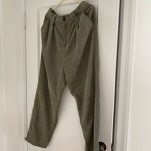 Madewell Olive Corduroy Women's Pants